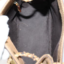 GUCCI GG Canvas Supreme Web Sherry Line Bag Leather PVC 6Set Beige Auth bs29365-16