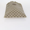 GUCCI GG Canvas Supreme Web Sherry Line Bag Leather PVC 6Set Beige Auth bs29365-20