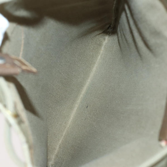 GUCCI GG Canvas Supreme Web Sherry Line Bag Leather PVC 6Set Beige Auth bs29365