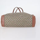 GUCCI GG Canvas Supreme Web Sherry Line Bag Leather PVC 6Set Beige Auth bs29365-5