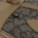 SAINT LAURENT Bag Leather Canvas PVC 8Set Gray Beige White Auth bs29366-11