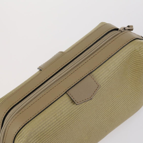 SAINT LAURENT Bag Leather Canvas PVC 8Set Gray Beige White Auth bs29366