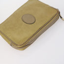 SAINT LAURENT Bag Leather Canvas PVC 8 Set Gray Beige White Auth bs29366-32