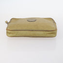 SAINT LAURENT Bag Leather Canvas PVC 8 Set Gray Beige White Auth bs29366-33