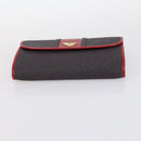 SAINT LAURENT Bag Leather Canvas PVC 8Set Gray Beige White Auth bs29366-36