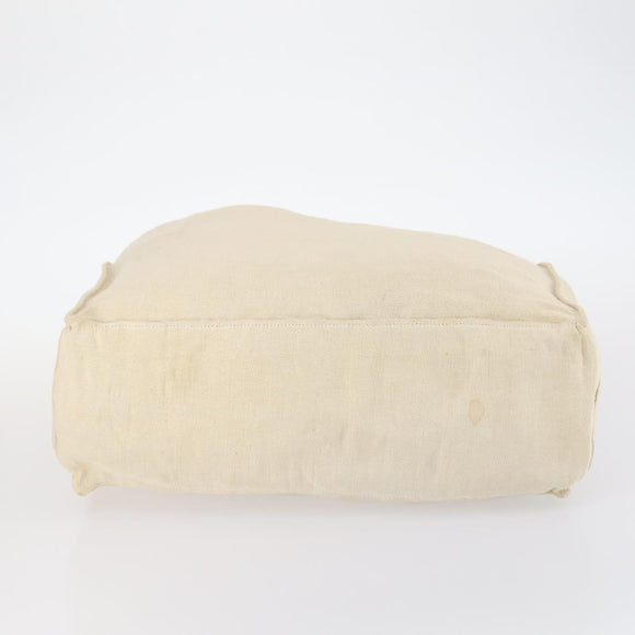 SAINT LAURENT Bag Leather Canvas PVC 8Set Gray Beige White Auth bs29366