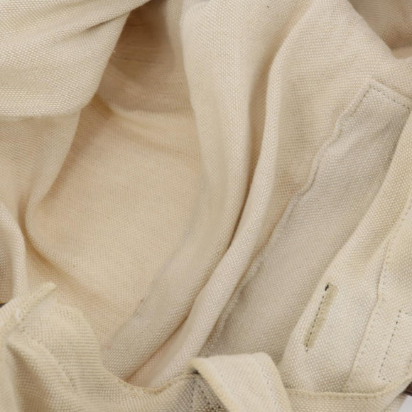 SAINT LAURENT Bag Leather Canvas PVC 8Set Gray Beige White Auth bs29366