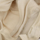 SAINT LAURENT Bag Leather Canvas PVC 8 Set Gray Beige White Auth bs29366-6