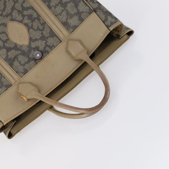 SAINT LAURENT Bag Leather Canvas PVC 8Set Gray Beige White Auth bs29366