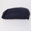 CELINE Macadam C Macadam Bag Canvas PVC Leather 5 Set Brown Navy Auth bs29369-10