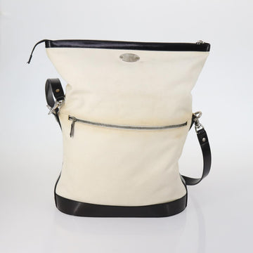 CELINE Macadam C Macadam Bag Canvas PVC Leather 5Set Brown Navy Auth bs29369 - 0