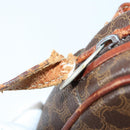 CELINE Macadam C Macadam Bag Canvas PVC Leather 5Set Brown Navy Auth bs29369-22