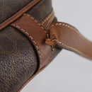 CELINE Macadam C Macadam Bag Canvas PVC Leather 5 Set Brown Navy Auth bs29369-26