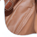 CELINE Macadam C Macadam Bag Canvas PVC Leather 5Set Brown Navy Auth bs29369-28