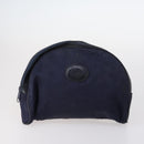 CELINE Macadam C Macadam Bag Canvas PVC Leather 5 Set Brown Navy Auth bs29369-7