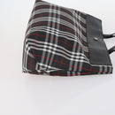 BURBERRY Nova Check Blue Label Bag Nylon PVC 4Set Beige Brown black Auth bs29370-17