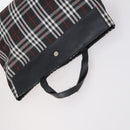 BURBERRY Nova Check Blue Label Bag Nylon PVC 4Set Beige Brown black Auth bs29370-18