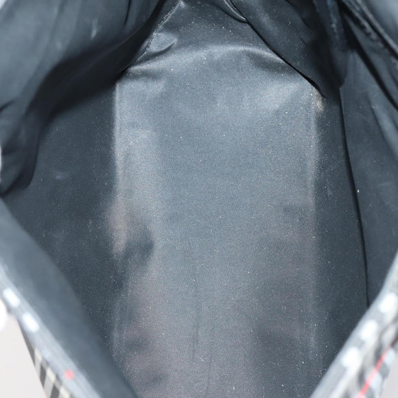 BURBERRY Nova Check Blue Label Bag Nylon PVC 4Set Beige Brown black Auth bs29370