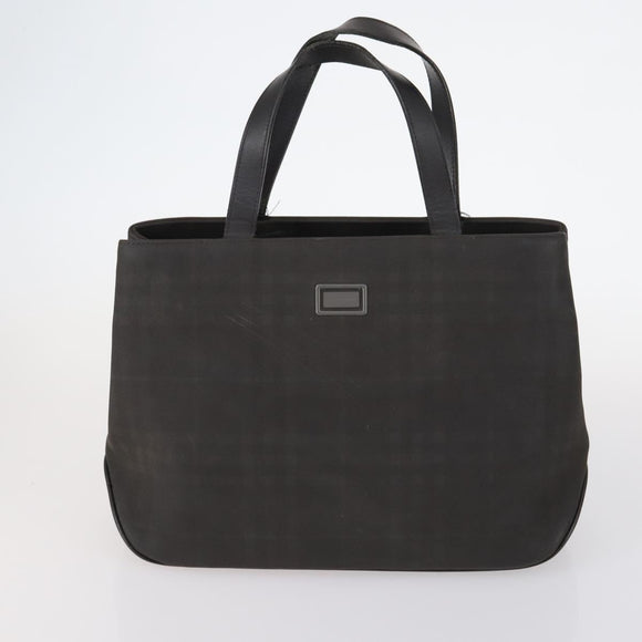 BURBERRY Nova Check Blue Label Bag Nylon PVC 4Set Beige Brown black Auth bs29370