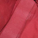 HERMES Her Line Fourre Tout Bag Canvas 4Set Red Brown gray Auth bs29371-25