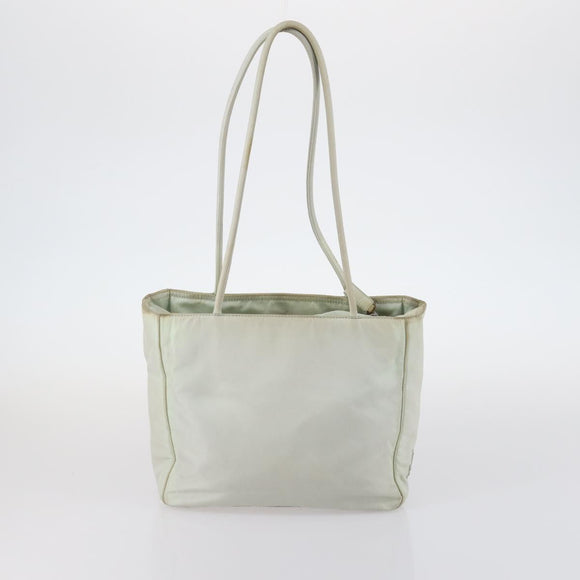 PRADA Bag Nylon Canvas 7Set Green Beige black Auth bs29372