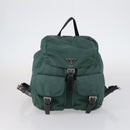 PRADA Bag Nylon Canvas 7 Set Green Beige black Auth bs29372-19