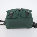 PRADA Bag Nylon Canvas 7 Set Green Beige black Auth bs29372-24