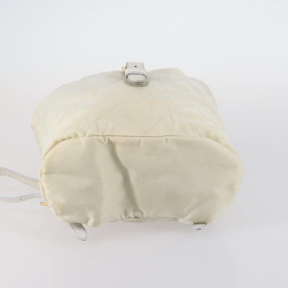 PRADA Bag Nylon Canvas 7Set Green Beige black Auth bs29372