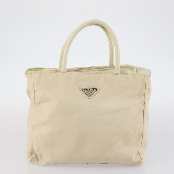 PRADA Bag Nylon Canvas 7 Set Green Beige black Auth bs29372