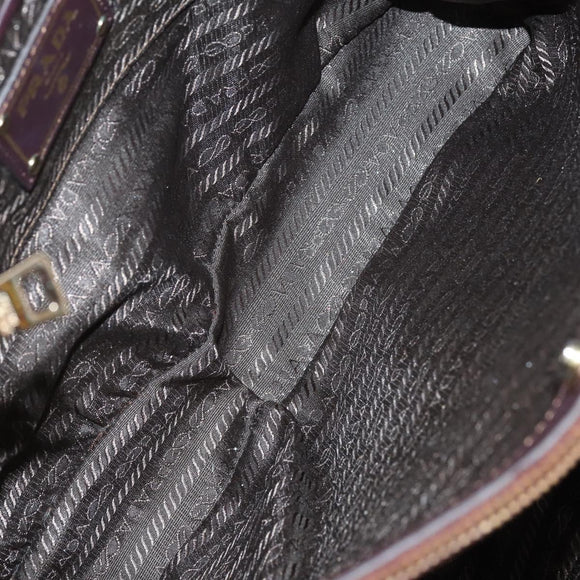 PRADA Bag Nylon Canvas 7Set Green Beige black Auth bs29372