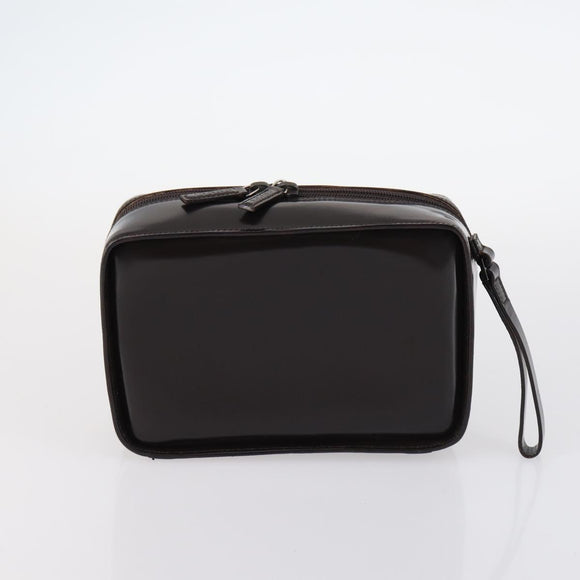 GUCCI Bamboo Web Sherry Line Bag Leather Canvas 6Set Beige Black Auth bs29373