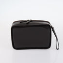 GUCCI Bamboo Web Sherry Line Bag Leather Canvas 6 Set Beige Black Auth bs29373-30
