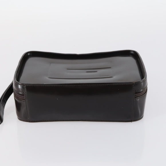 GUCCI Bamboo Web Sherry Line Bag Leather Canvas 6Set Beige Black Auth bs29373