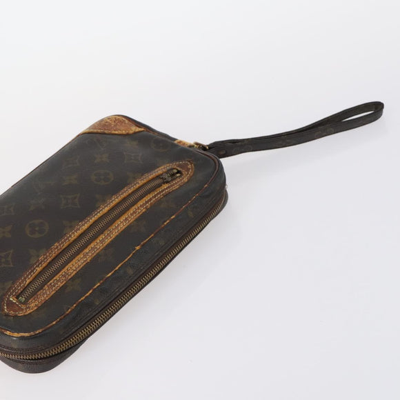 LOUIS VUITTON Monogram Taiga Bag 5Set Green LV Auth bs29377