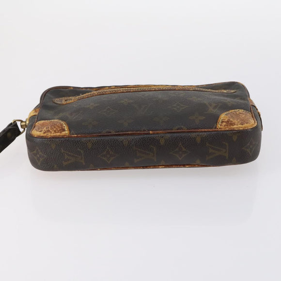 LOUIS VUITTON Monogram Taiga Bag 5Set Green LV Auth bs29377