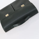 LOUIS VUITTON Monogram Taiga Bag 5Set Green LV Auth bs29377-4