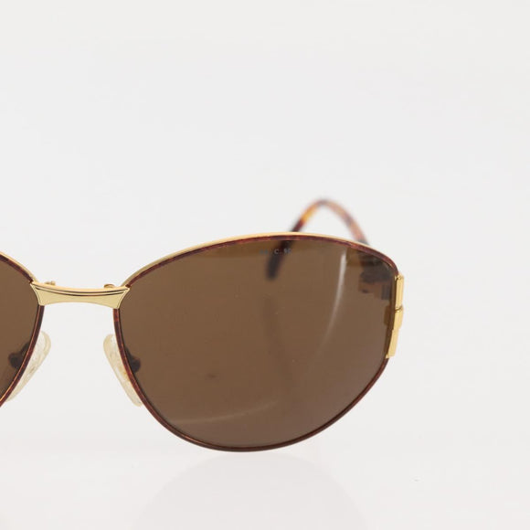 GUCCI Sunglasses plastic 3Set Gold Black Auth bs29378