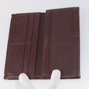 CARTIER Wallet Leather 8Set Bordeaux Black Auth bs29379-10