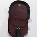 CARTIER Wallet Leather 8Set Bordeaux Black Auth bs29379-17