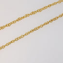 SAINT LAURENT Necklace Brooch metal 2Set Gold Auth bs29380-5