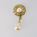 SAINT LAURENT Necklace Brooch metal 2Set Gold Auth bs29380-6