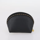 FENDI Zucchino Hand Bag Canvas PVC 7Set Brown Black Auth bs29383-10