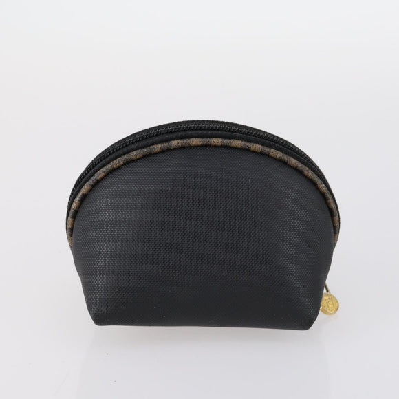 FENDI Zucchino Hand Bag Canvas PVC 7Set Brown Black Auth bs29383