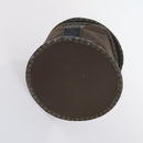 FENDI Zucchino Hand Bag Canvas PVC 7Set Brown Black Auth bs29383-21