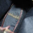 FENDI Zucchino Hand Bag Canvas PVC 7Set Brown Black Auth bs29383-28