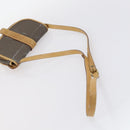 FENDI Zucchino Hand Bag Canvas PVC 7Set Brown Black Auth bs29383-34