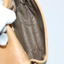 FENDI Zucchino Hand Bag Canvas PVC 7Set Brown Black Auth bs29383-37