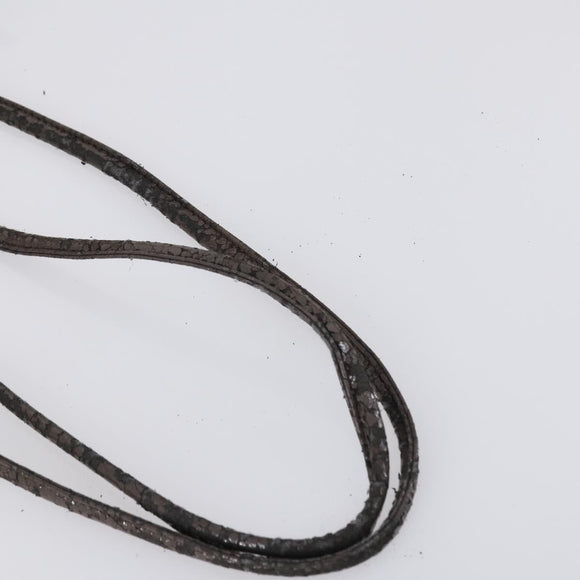 FENDI Zucchino Hand Bag Canvas PVC 7Set Brown Black Auth bs29383