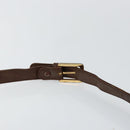 Burberrys Nova Check Shoulder Bag Canvas Beige Gold Auth bs29388-8