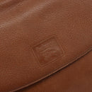 Burberrys Shoulder Bag Leather Gold Brown Auth bs29390-18